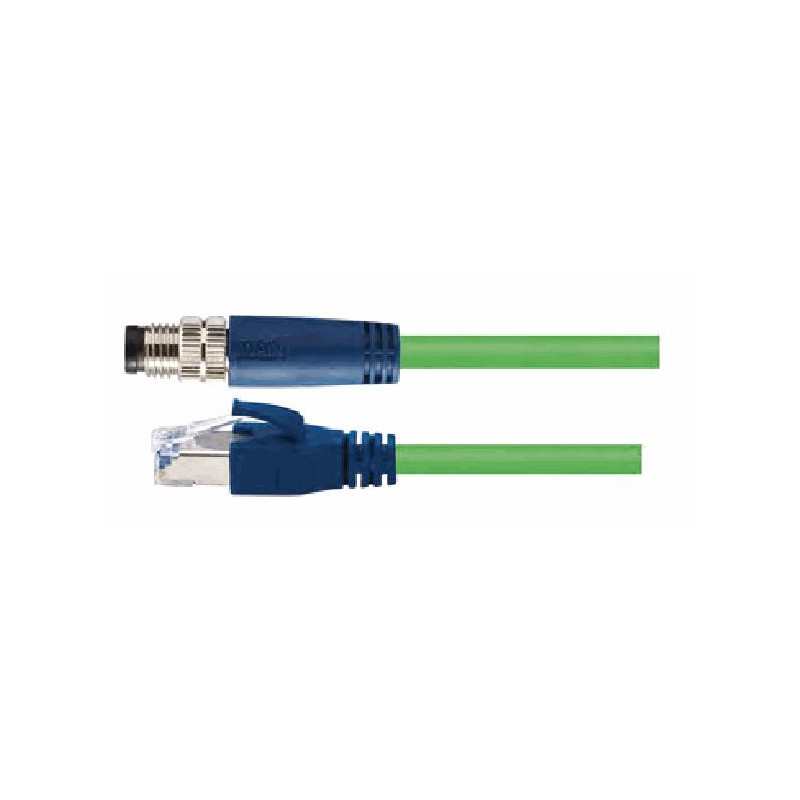 Connecteur mâle M8, 8 pol.,   IP67, 4A, blindé